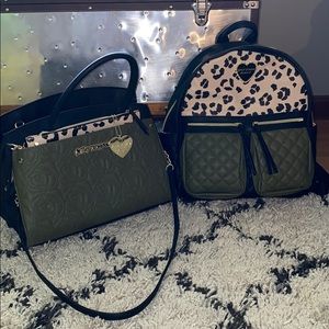Matching Betsey Johnson purse and back pack